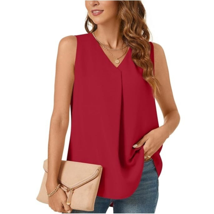 👚 Haut Ample Mousseline Femme – Débardeur Léger Été | XL-Charmes