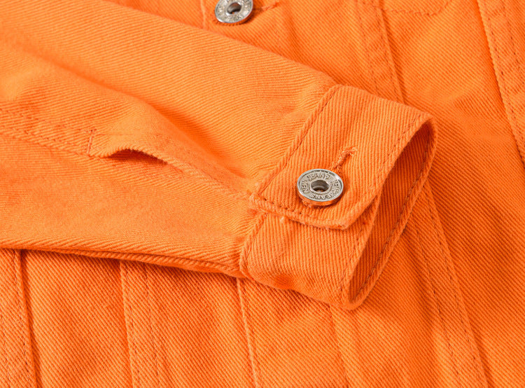 🧥 Veste en Jean Coréenne Ample – Grande Taille Style K | XL-Charmes