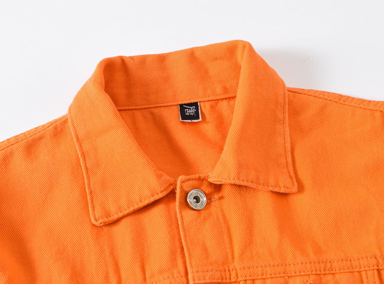 🧥 Veste en Jean Coréenne Ample – Grande Taille Style K | XL-Charmes