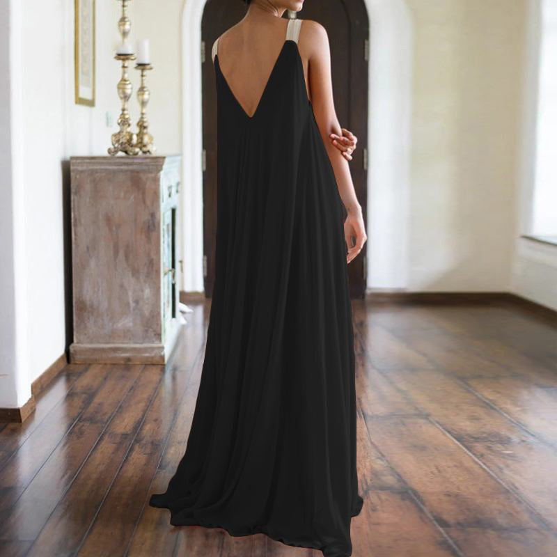 👗 Robe Bohème à Bretelles Grande Taille – Style Été | XL-Charmes