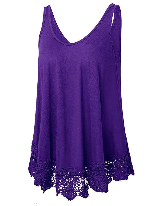 👚 Débardeur Décontracté Femme – Haut Sans Manche Grande Taille