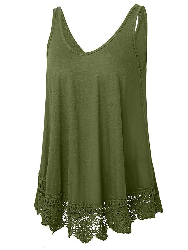 👚 Débardeur Décontracté Femme – Haut Sans Manche Grande Taille