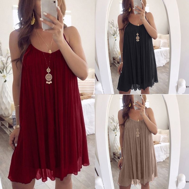 👗 Mini-Robe Gilet Femme – Mousseline Légère Grande Taille Été 2024