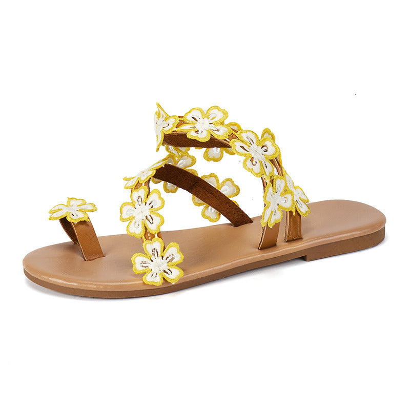 👡 Chaussons Tournesol Femme Grande Taille – Style Européen & Américain | XL-Charmes