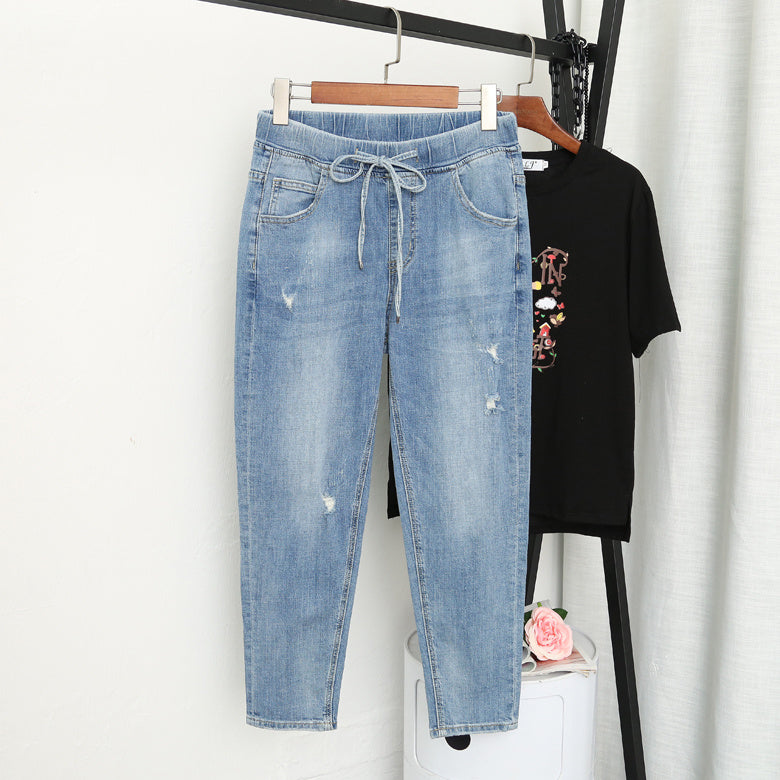 👖 Jeans Amples Femme Grande Taille – Confort Taille Haute | XL-Charmes