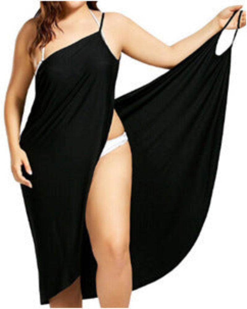 👗 Robe de Plage à Bretelles Grande Taille – Fluide & Féminine | XL-Charmes