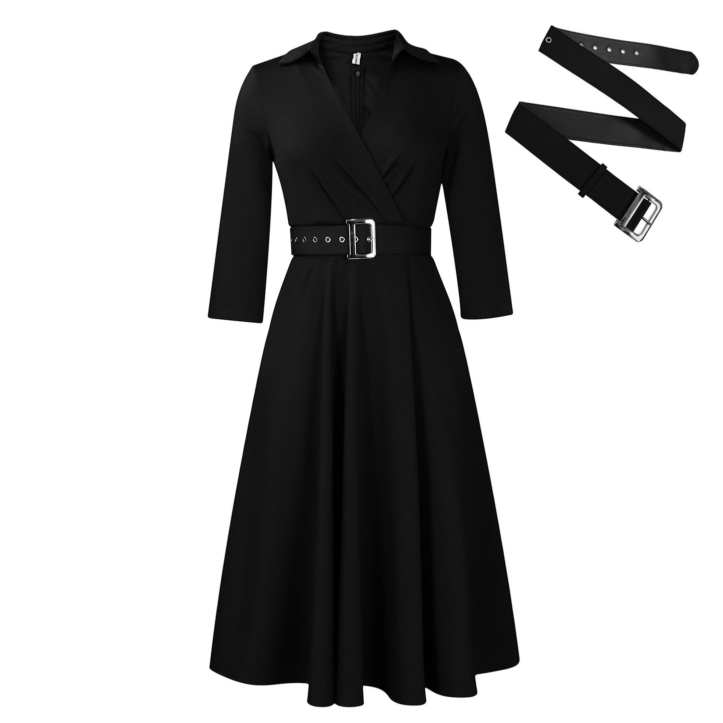 👗 Robe à Revers Chic Femme – Grande Taille & Style Tendance | XL-Charmes