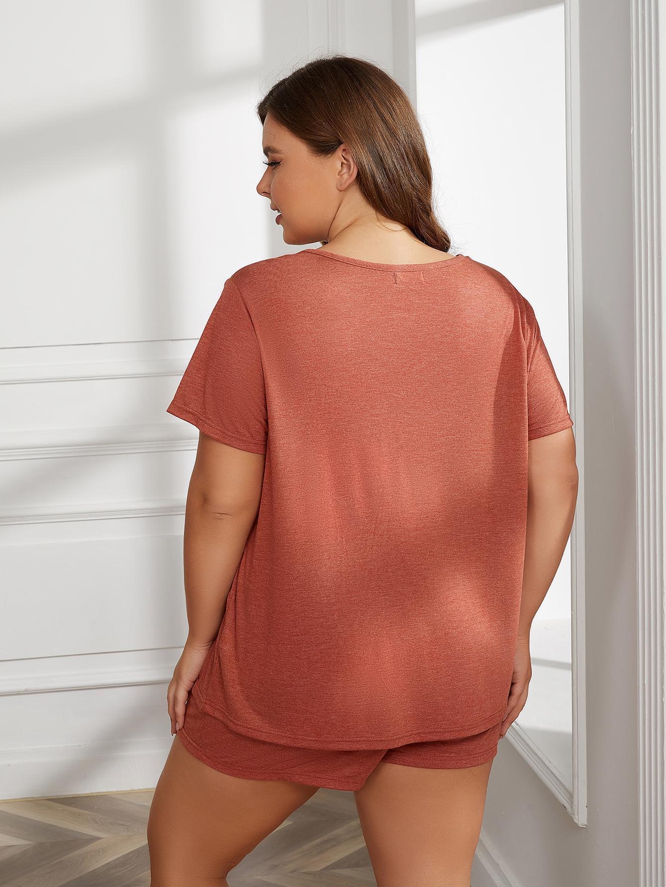 🛌 Ensemble détente grande taille – Manches courtes & confort été | XL-Charmes