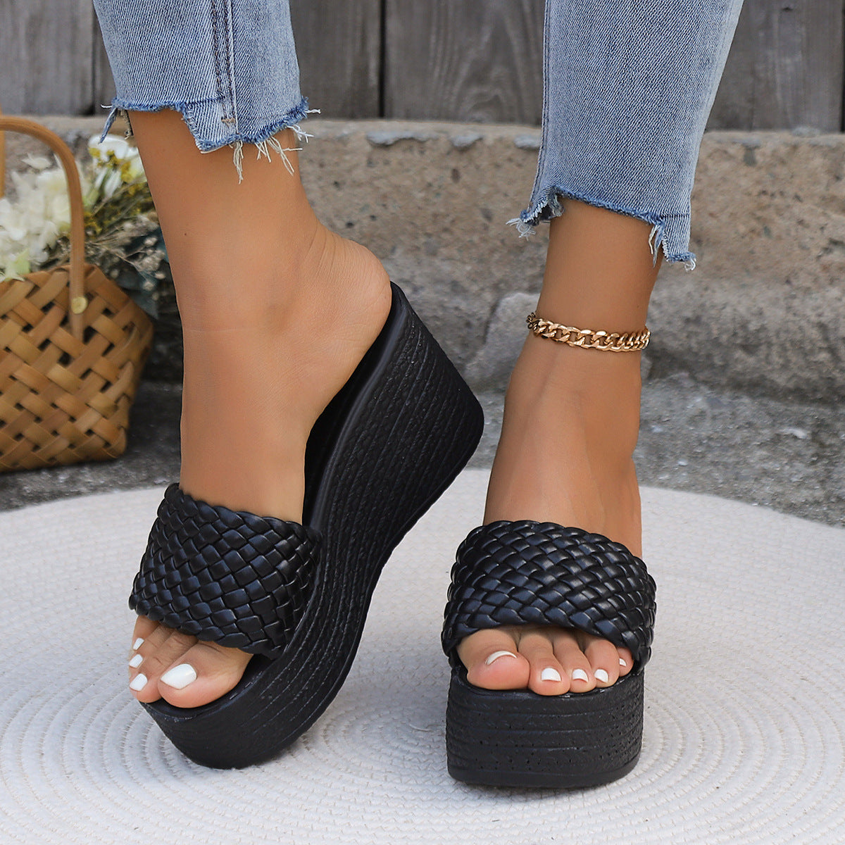 🥿 Sandales Confort Femme Grande Taille – Style Élégant & Semelle Souple