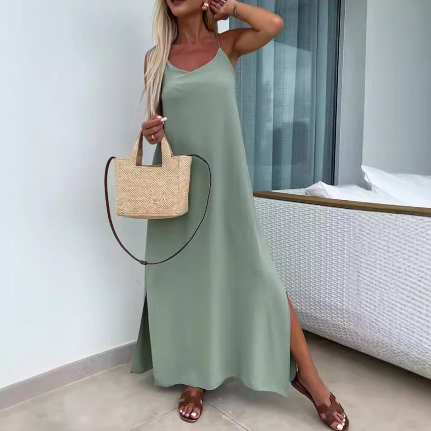 👗 Robe Vacances Grande Taille Femme – Bretelles Amples & Fluide