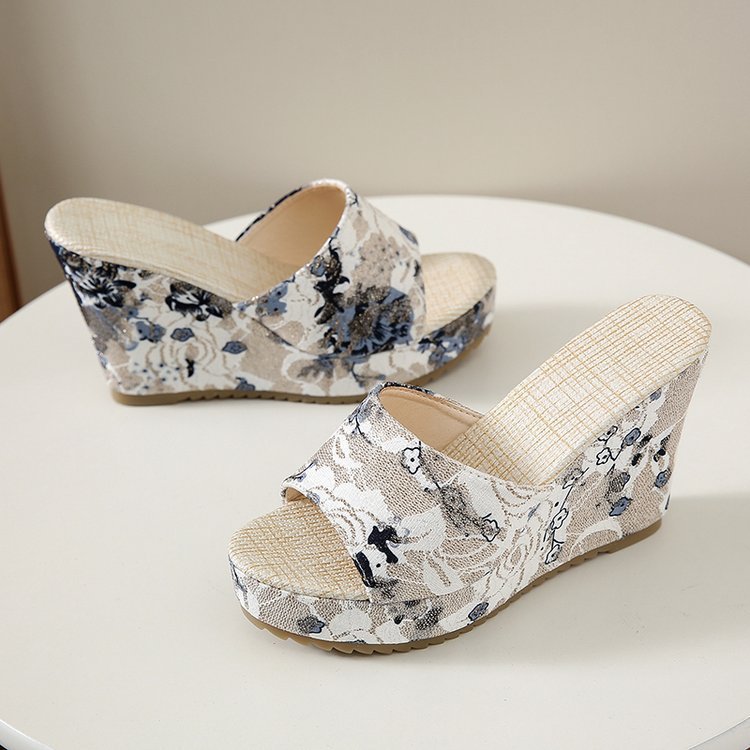 👡 Sandales Compensées Femme – Grande Taille & Plateforme Mode Été