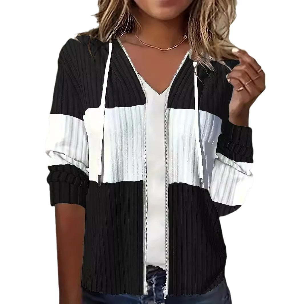 🧥 Manteau Thermique Femme à Capuche & Fermeture Éclair | XL-Charmes