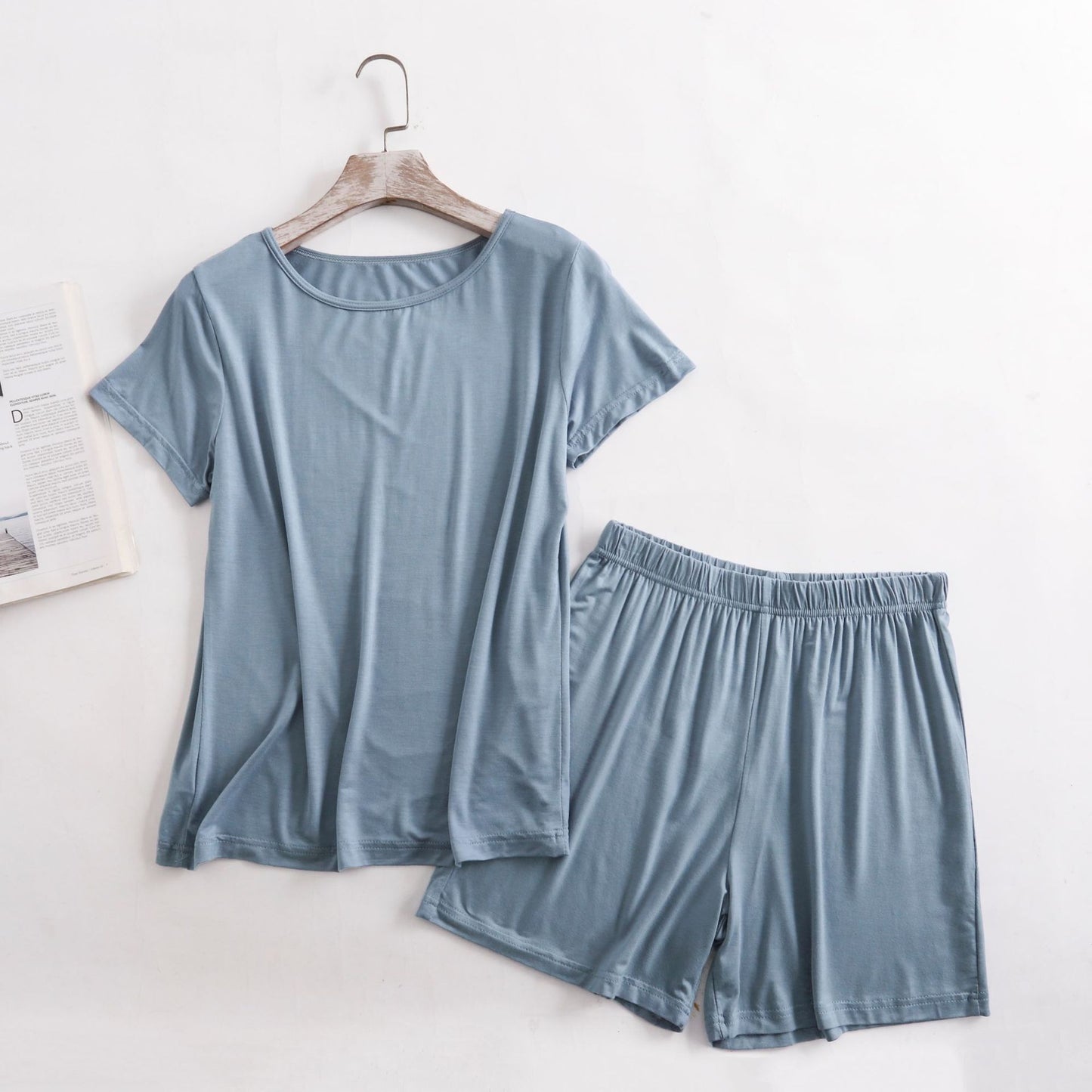 🛋️ Ensemble Décontracté Été Femme – Vêtements d’Intérieur Fins Grande Taille