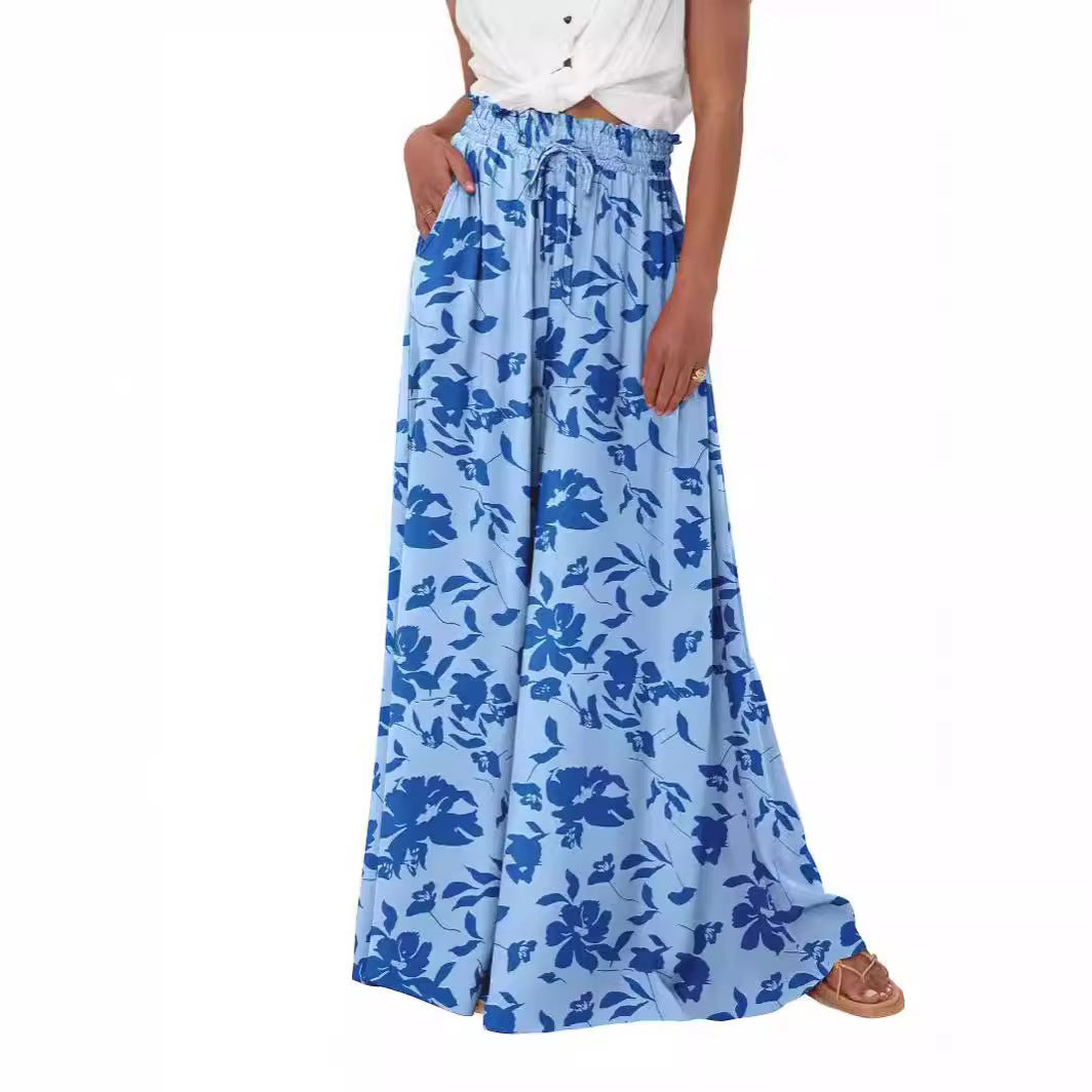 👖 Pantalon Large Taille Haute Femme – Décontracté | XL-Charmes