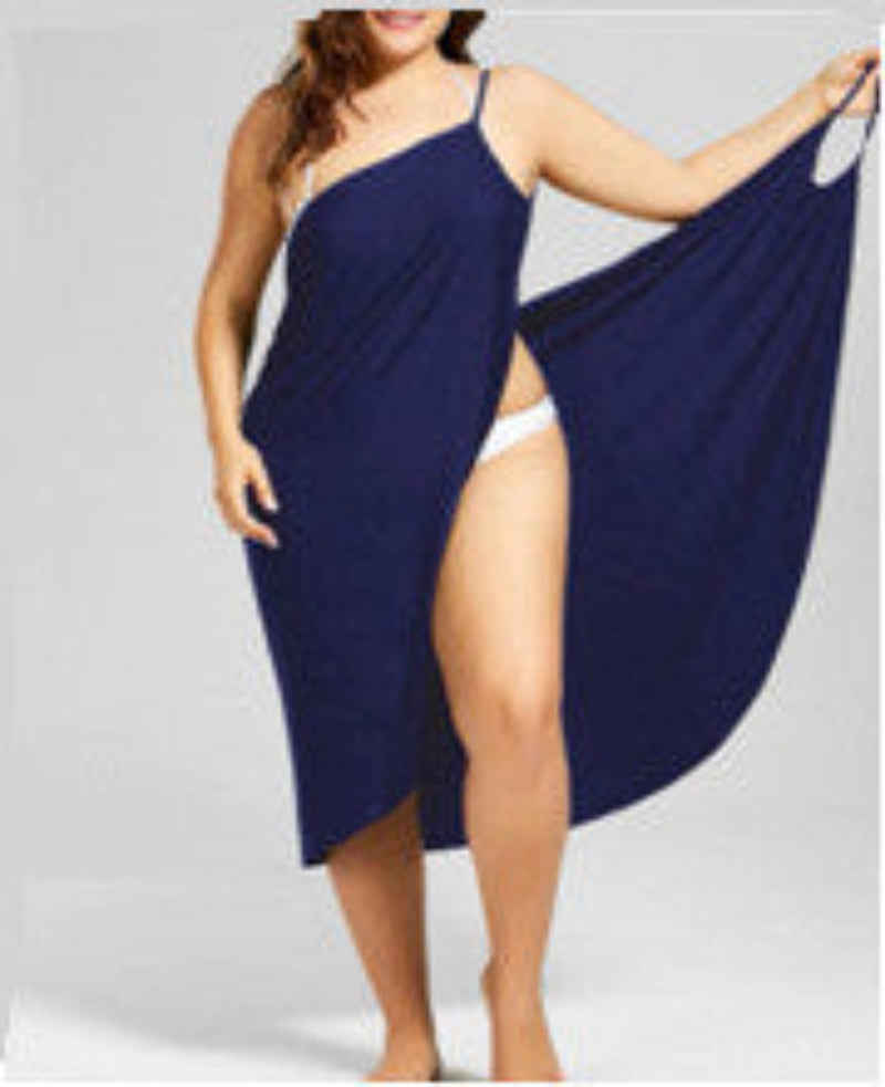 👗 Robe de Plage à Bretelles Grande Taille – Fluide & Féminine | XL-Charmes