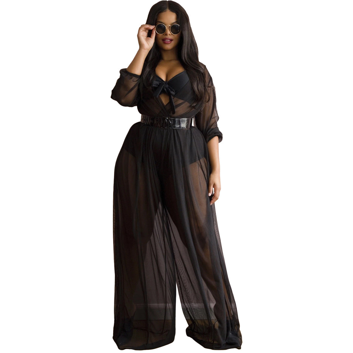 🌞 Combinaison Chic Grande Taille Femme – Tissu Léger | XL-Charmes