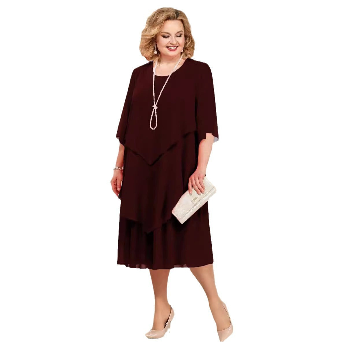 👒 Robe de Plage Grande Taille Femme – Mousseline Légère & Élégante | XL-Charmes