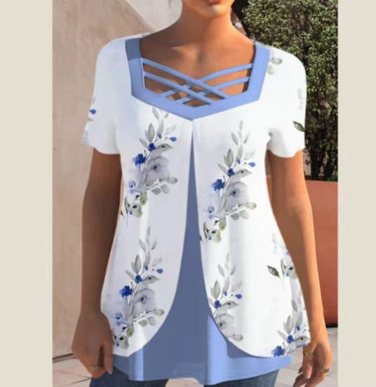 👚 T-shirt 3D Femme Grande Taille – Effet Couleur Changeante