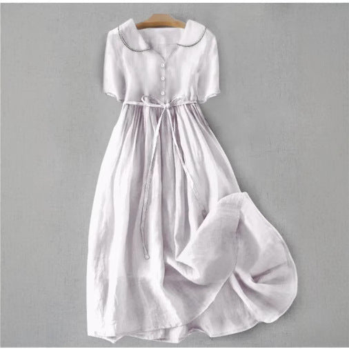 👗 Robe Décontractée Femme – Ample & Légère en Coton et Lin | XL-Charmes