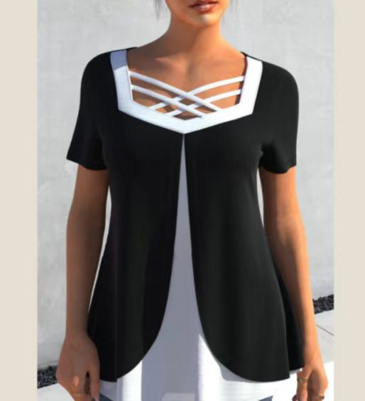 👚 T-shirt 3D Femme Grande Taille – Effet Couleur Changeante