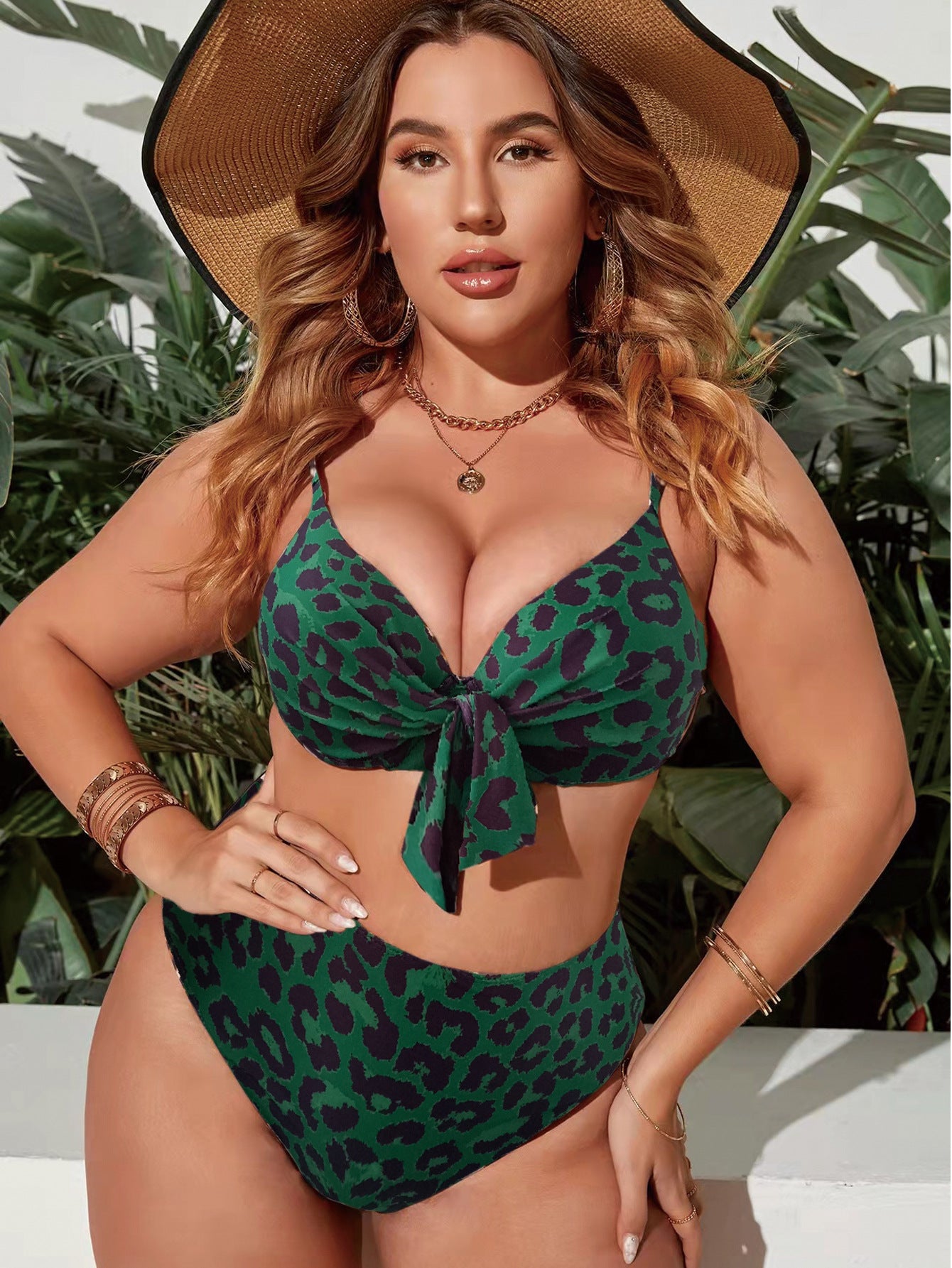 🩱 Maillot de Bain Multicolore – Coupe Moderne Grande Taille Femme | XL-Charmes