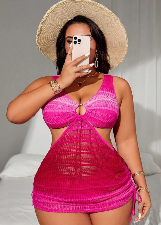 👙 Maillot Deux Pièces Femme – Fendu & Grande Taille | XL-Charmes