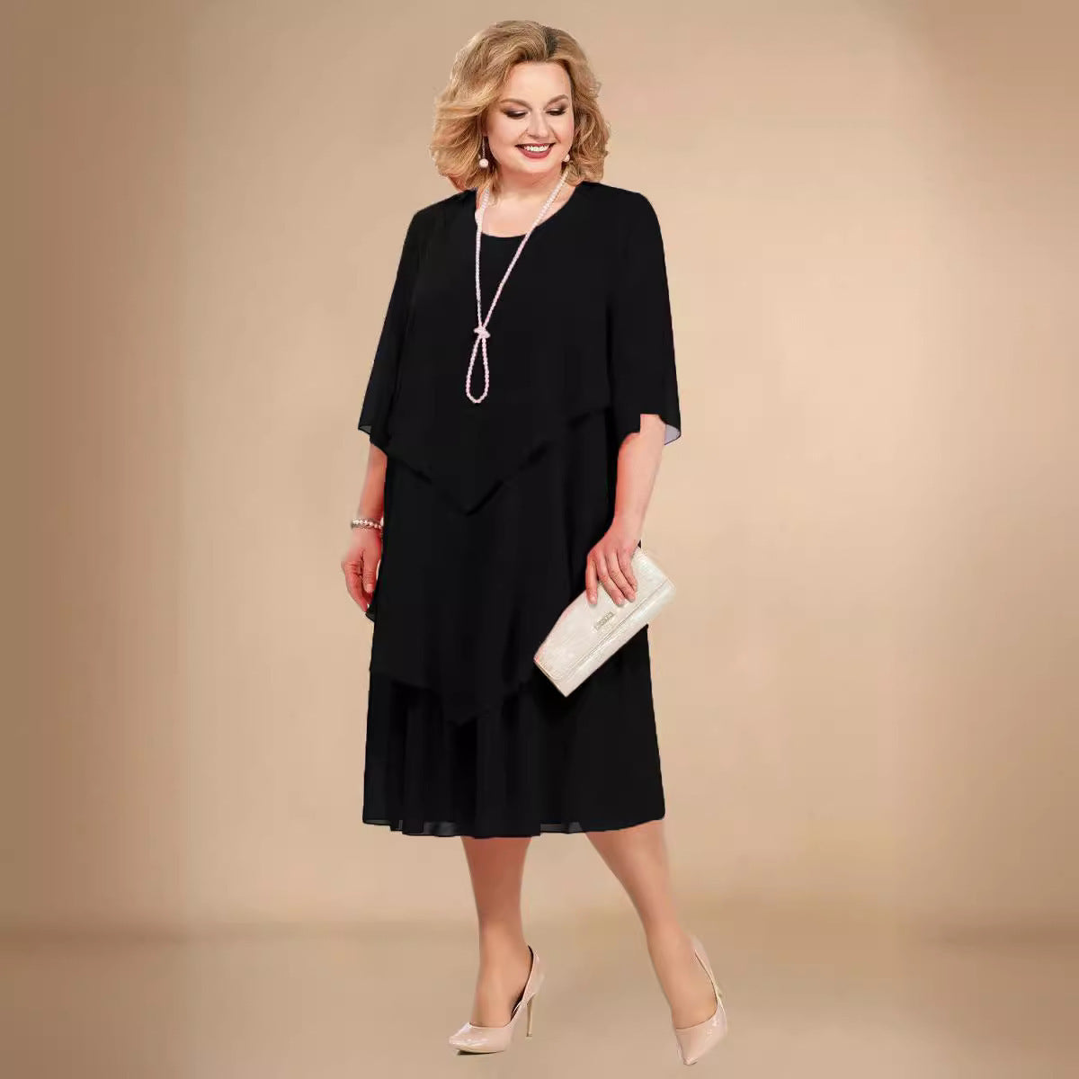 👒 Robe de Plage Grande Taille Femme – Mousseline Légère & Élégante | XL-Charmes