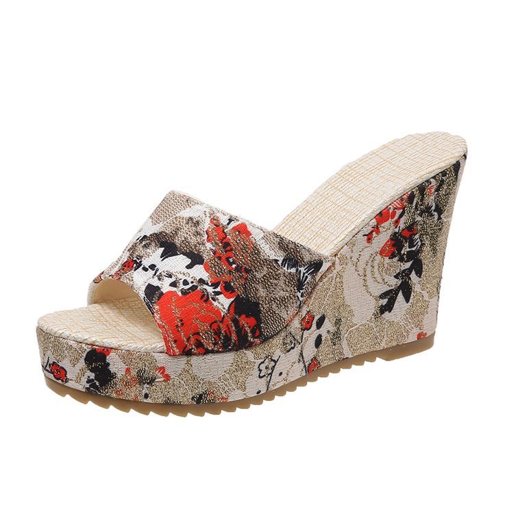 👡 Sandales Compensées Femme – Grande Taille & Plateforme Mode Été
