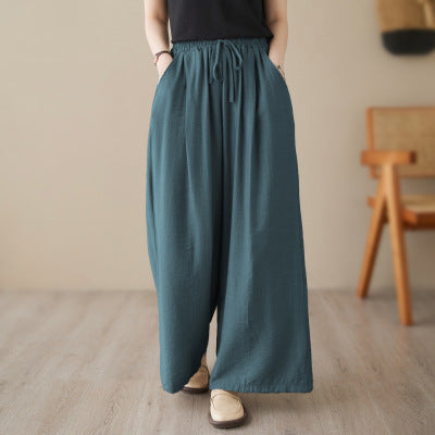 👖 Pantalon Décontracté Jambe Large – Taille Plus & Look Élégant | XL-Charmes