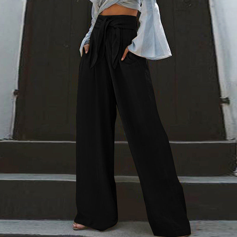 👖 Pantalon Décontracté Rétro Femme – Ample & Artistique Grande Taille