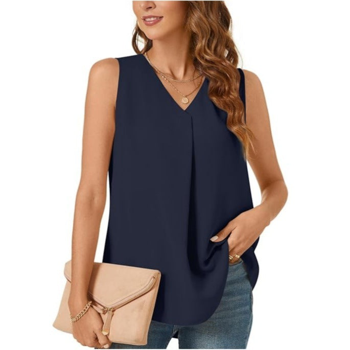 👚 Haut Ample Mousseline Femme – Débardeur Léger Été | XL-Charmes