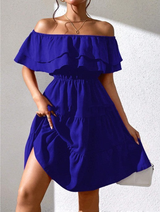 👗 Robe Mi-Longue Décontractée Unie – Printemps & Été | XL-Charmes