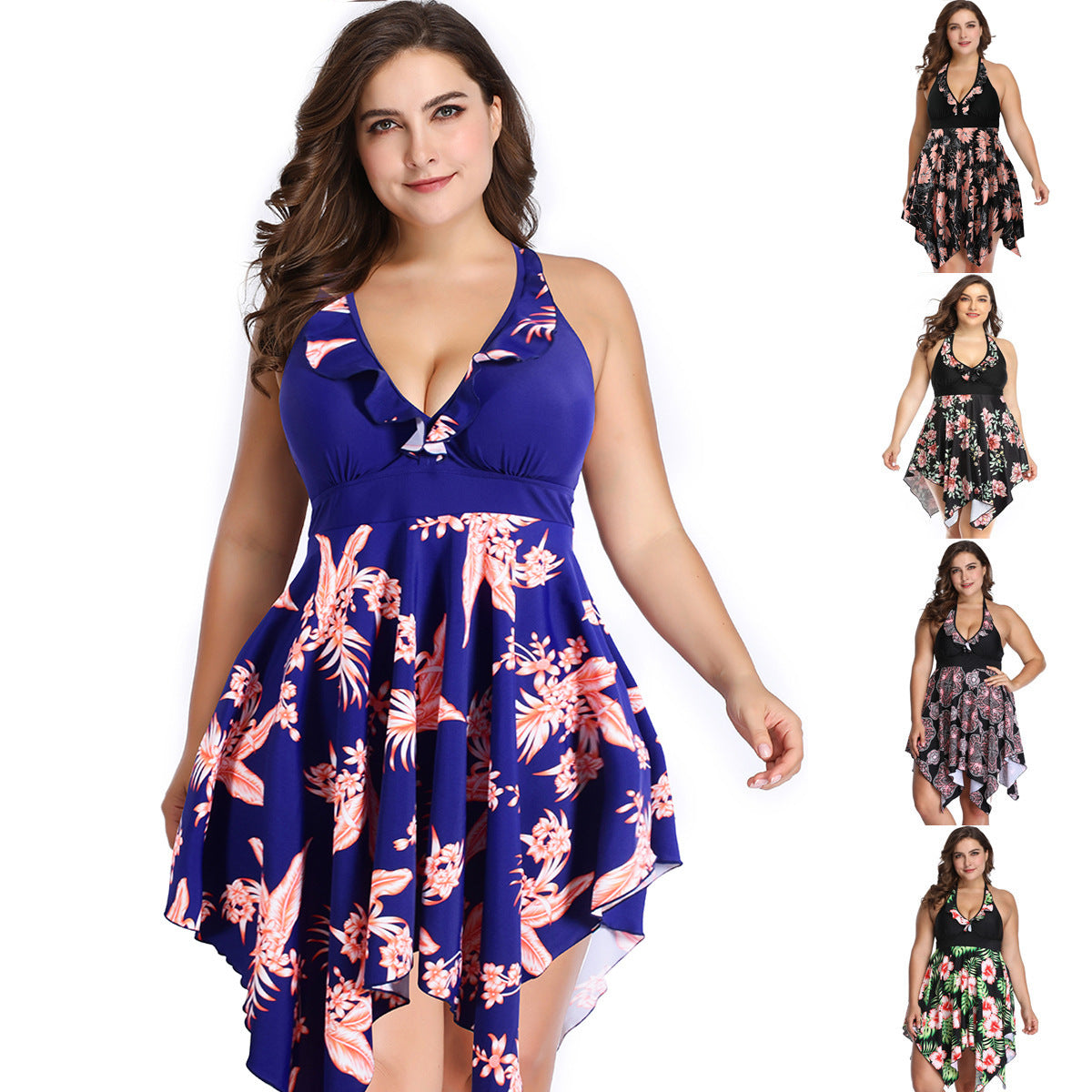 👙 Maillot de Bain Grande Taille – Style Européen & Ventre Sculpté | XL-Charmes