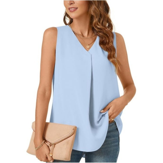 👚 Haut Ample Mousseline Femme – Débardeur Léger Été | XL-Charmes