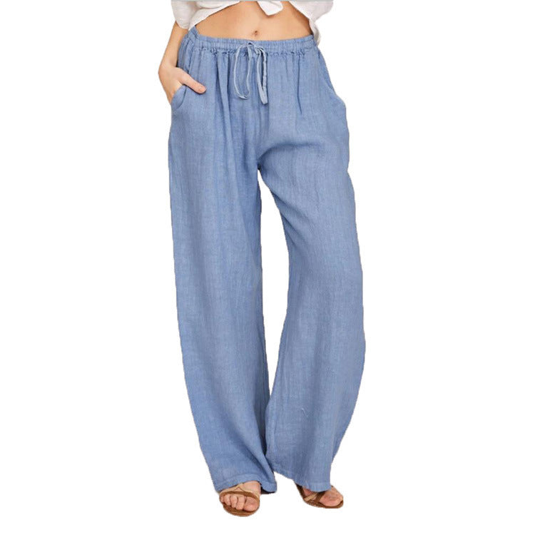 👖 Pantalon Décontracté Ample – Grande Taille Femme | XL-Charmes