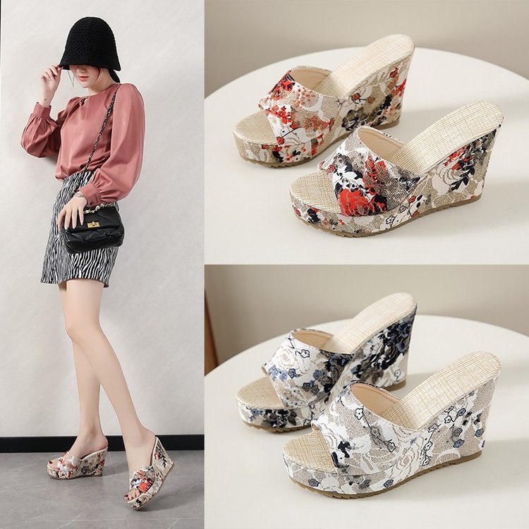 👡 Sandales Compensées Femme – Grande Taille & Plateforme Mode Été