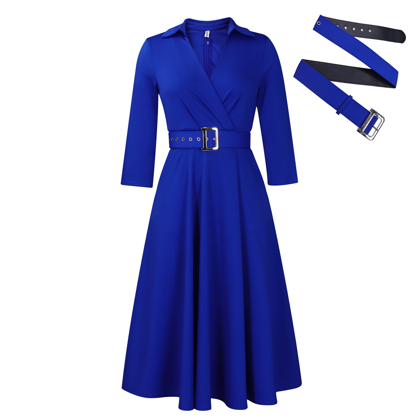 👗 Robe à Revers Chic Femme – Grande Taille & Style Tendance | XL-Charmes
