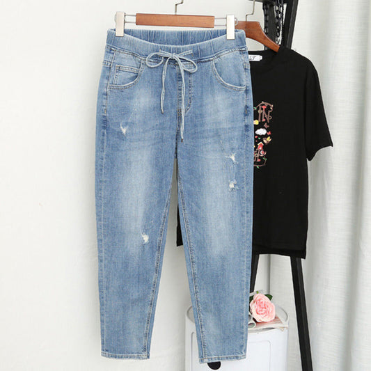 👖 Jeans Amples Femme Grande Taille – Confort Taille Haute | XL-Charmes