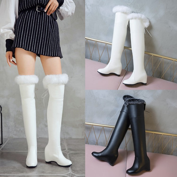 ❄️ Bottes Cuissardes Compensées Hiver Femme – Style & Chaleur | XL-Charmes