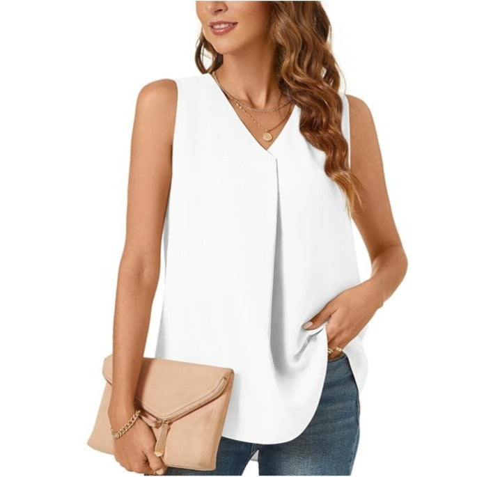 👚 Haut Ample Mousseline Femme – Débardeur Léger Été | XL-Charmes
