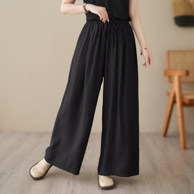 👖 Pantalon Décontracté Jambe Large – Taille Plus & Look Élégant | XL-Charmes