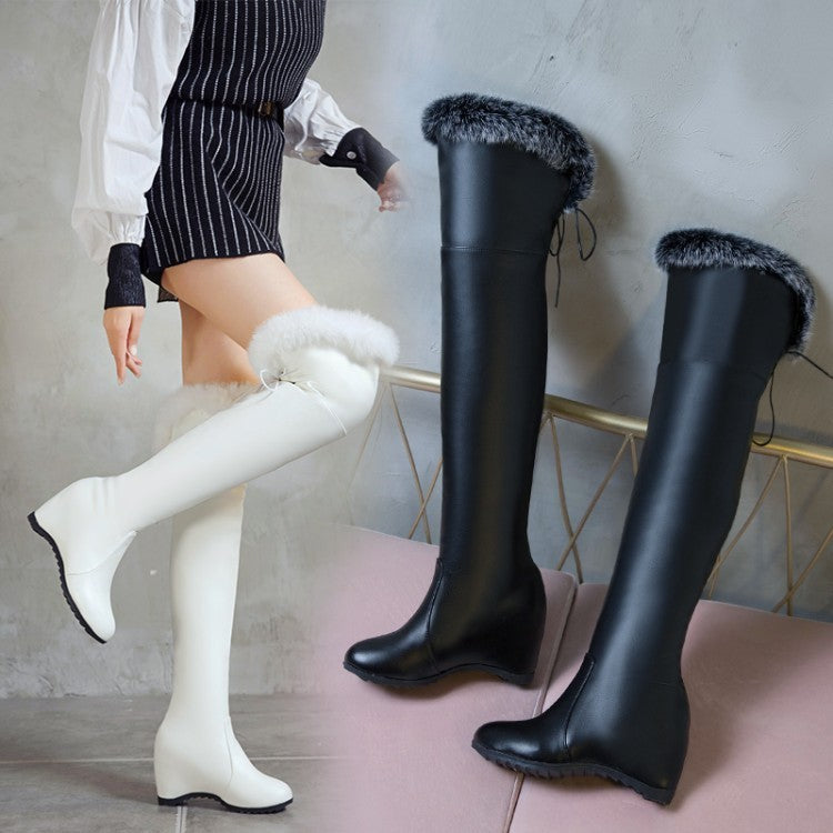 ❄️ Bottes Cuissardes Compensées Hiver Femme – Style & Chaleur | XL-Charmes