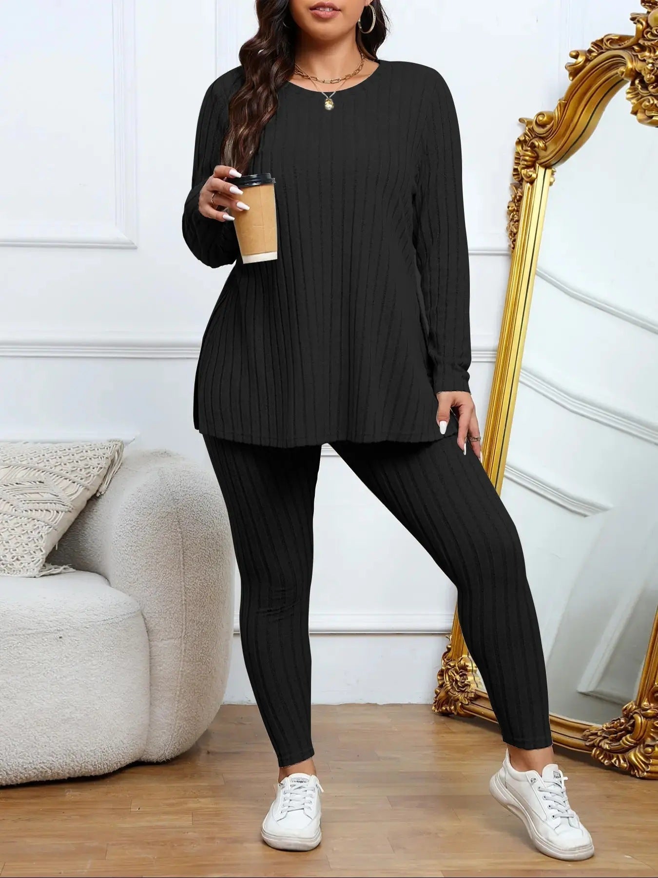 👕 Ensemble Décontracté Femme Legging & Haut Manches Longues | XL-Charmes → 69 caractères ✅