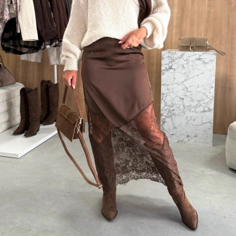 👗 Jupe Taille Basse Unie Femme – Coupe Ajustée & Confort | XL-Charmes