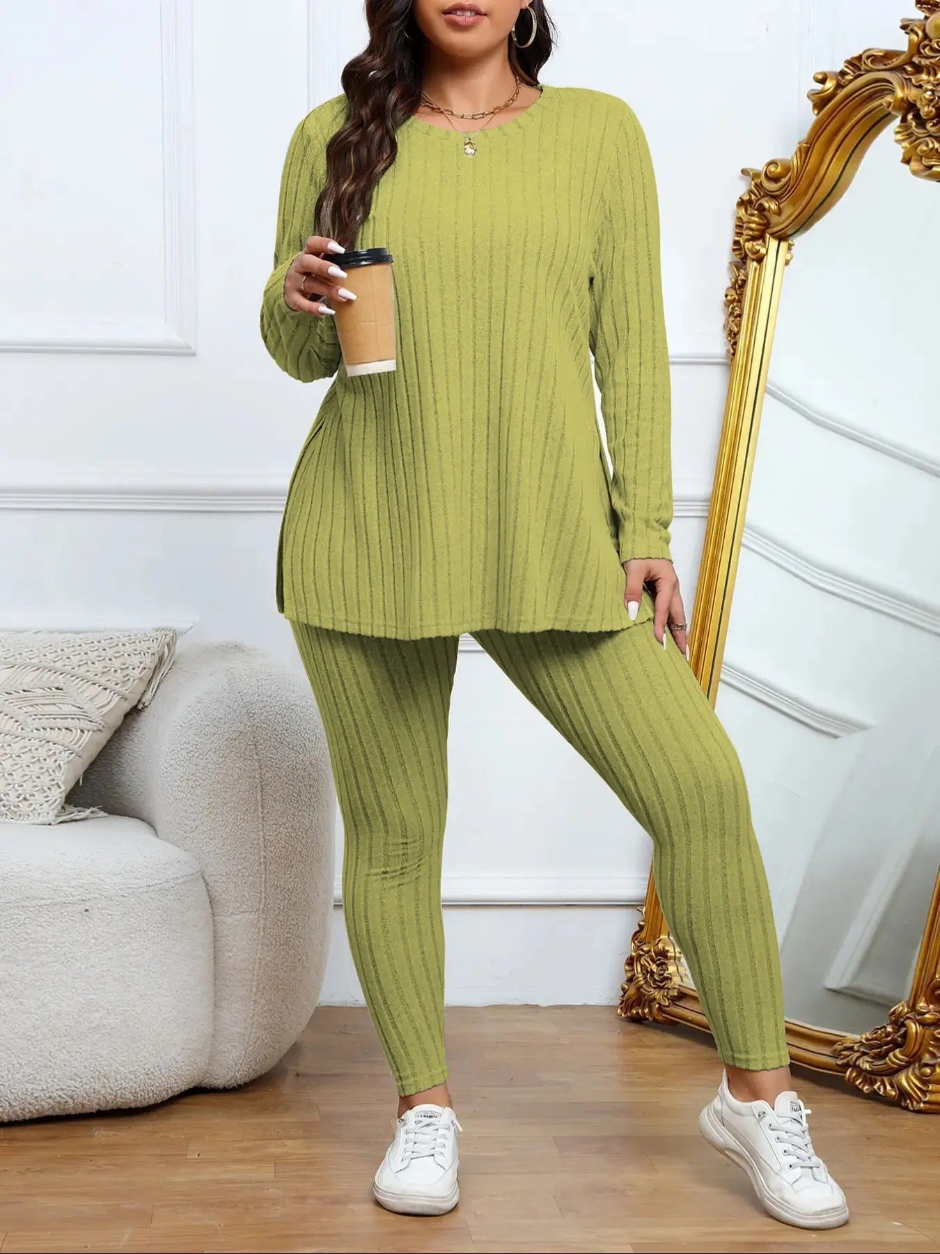 👕 Ensemble Décontracté Femme Legging & Haut Manches Longues | XL-Charmes → 69 caractères ✅